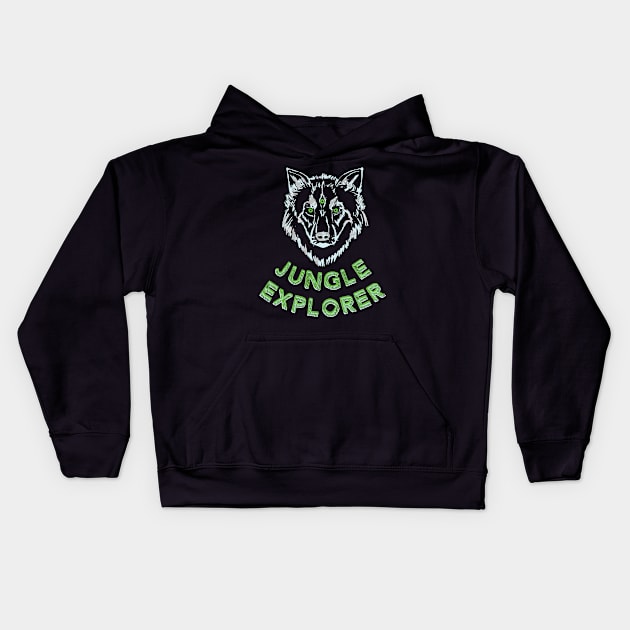 Jungle explorer 2 Kids Hoodie by HurdyGurdy